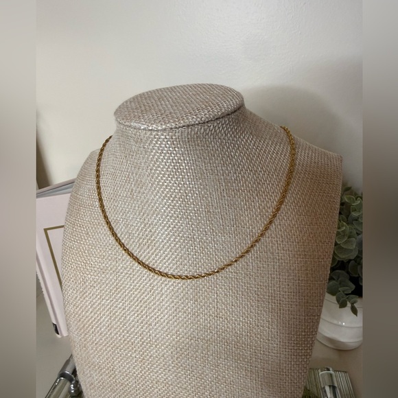 Atolea “Calvi” Rope Chain Necklace - Gold - New with Dust Bag - Picture 10 of 11